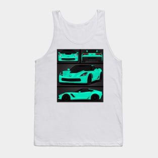 Z06 TURQUOISE Tank Top